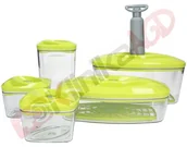 Akcesoria i części do lodówek - Dafi Zestaw pojemników próżniowych DAFI SET5 | ZIELONY DAF000007 - miniaturka - grafika 1
