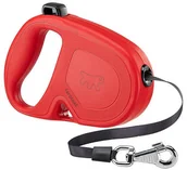 Smycze dla psów - Ferplast Flippy One Tape L Smycz automatyczna Taśma 5 m Czerwony - miniaturka - grafika 1