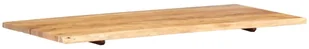 vidaXL Blat łazienkowy, lite drewno akacjowe, 120 x 55 x 2,5 cm vidaXL - Blaty meblowe i parapety okienne - miniaturka - grafika 8