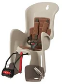 Foteliki rowerowe - Polisport Fotelik rowerowy Bilby Brązowa/Kremowa - miniaturka - grafika 1