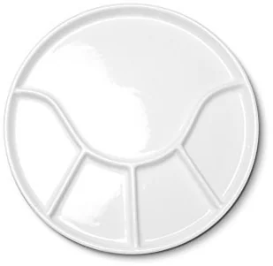 Kela Annelie Biały Półmisek Talerz Do Fondue Ceramiczny - Miski i półmiski - miniaturka - grafika 2