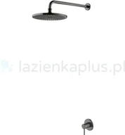 Zestawy prysznicowe - Omnires Y zestaw podtynkowy grafit SYSY36GR - miniaturka - grafika 1