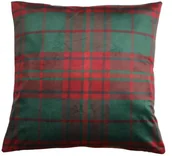 Poszewki na poduszki - SPLENDID Poszewka na poduszkę Grato zielono-czerwona 45 x 45 cm - miniaturka - grafika 1