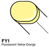 Kredki, ołówki, pastele i pisaki - Copic COPIC Sketch Marker FY1 Fluorescent Yellow Orange 21075337 - miniaturka - grafika 1