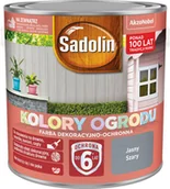 Farby i impregnaty do drewna - Sadolin Kolory ogrodu Jasny szary 2,5 l - miniaturka - grafika 1