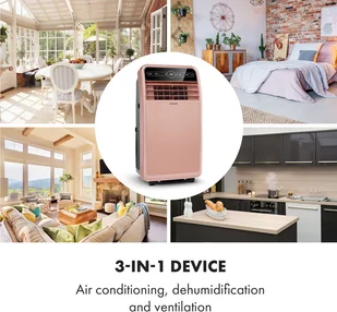 Klarstein Metrobreeze New York Smart 12k, klimatyzator mobilny, 12000BTU/3,5 kW, EEC A, pilot DXJ2-MtrbrzNYSmrt12R - Klimatyzatory - miniaturka - grafika 7