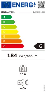 Dunavox DAVG-114.288DOP.TO - Chłodziarki do wina - miniaturka - grafika 2