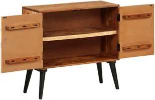 vidaXL Szafka z litego drewna mango, 85 x 30 x 75 cm - Komody - miniaturka - grafika 3