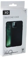 Etui i futerały do telefonów - PURO Etui XQISIT Antibacterial Silicone Case iPhone 12 Pro Max, czarne 4029948098449 - miniaturka - grafika 1