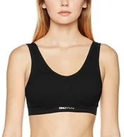 Bielizna sportowa damska - Only Play damski sportowy biustonosz onpmira Seamless Sports BRA Opus, czarny, L 15113968_Black_L - miniaturka - grafika 1