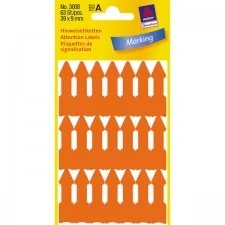 Avery Zweckform Etykiety informacyjne "strzałki" 33 x 9 mm, 63 etykiety, czerwone odblaskowe ZW376 - Etykiety do drukarek Avery Zweckform Etykiety informacyjne "strzałki" 33 x 9 mm, 63 etykiety, czerwone odblaskowe ZW376 - Etykiety do drukarek - miniaturka - grafika 1