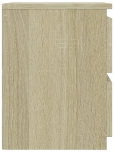 vidaXL Szafka nocna, dąb sonoma, 30 x 30 x 40 cm, płyta wiórowa - Szafki nocne - miniaturka - grafika 5
