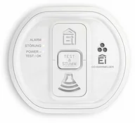 Czujniki czadu, dymu, gazu - Ei Electronics Professional Seria I, detektor tlenku węgla z alarmem wraz z wbudowaną baterią litową, o 10-letniej żywotności, możliwość bezprzewodowego podłączenia korzystając z modułu radiowego Ei20 - miniaturka - grafika 1