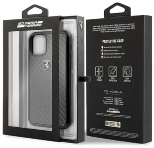 Ferrari FEHCAHCN58BK iPhone 11 Pro czarny - Etui i futerały do telefonów - miniaturka - grafika 8