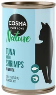 Mokra karma dla kotów - Cosma Megapakiet Nature 24 x 140 g Tuńczyk pacyficzny - miniaturka - grafika 1