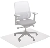 Wycieraczki - Relaxdays krzesło biurowe podkładka w 3 rozmiarach, odpornej na zarysowania mata ochronna na podłogę z PE, schalldaemmende podkładka matowa, biała 10022316_772 - miniaturka - grafika 1