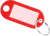 Breloki - mumbi 1 x breloczek do kluczy z możliwością opisania, kolor czerwony Schlüsselanhänger - miniaturka - grafika 1