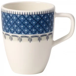 Villeroy & Boch CASALE filiżanka do espresso, porcelana, niebieski/biały, 0,10 litra 1041841420 - Filiżanki - miniaturka - grafika 2