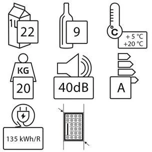 Dunavox DAU-9.22B - Chłodziarki do wina - miniaturka - grafika 2