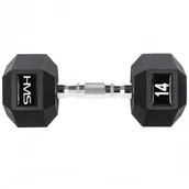 Hantle i ciężarki - HMS HEX PRO 14 KG HANTLA HMS ST 30-8-124 - miniaturka - grafika 1