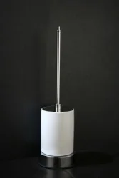 Art Platino Liwio Szczotka toaletowa stojąca, chrom LIW-56091 (LIW56091) - Akcesoria do wc - miniaturka - grafika 2