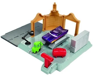 Mattel Cars Chłodnica Górska Zestaw Salon Lakierniczy Romana BDF77 - Samochody i pojazdy dla dzieci - miniaturka - grafika 3