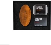Kosmetyki i akcesoria do pielęgnacji brody - Zew For Men Zadbany Brodacz zestaw balsam do brody 80ml + mydło do brody 85ml + Szczotka Brodacza do profesjonalnej pielęgnacji zarostu - miniaturka - grafika 1