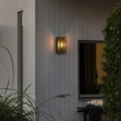 Lampy ogrodowe - Konstsmide Kinkiet zewnętrzny Carpi, czarny, 20,5 x 40 cm - miniaturka - grafika 1