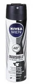 Dezodoranty i antyperspiranty męskie - Nivea Men antyperspirant invisible - miniaturka - grafika 1