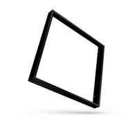 Lampy pozostałe - Spectrum Zestaw montażowy NATYNKOWY do paneli 60x60 RAMKA czarna do Algine Line - miniaturka - grafika 1