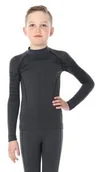 Bluzy narciarskie - Brubeck Bluza thermo jr ls13640 szary BLUZA JR MAN 152/158 GRAFIT - miniaturka - grafika 1