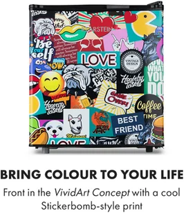 Lodówka Klarstein HEA14-CoolVobe-46L - Lodówki - miniaturka - grafika 3