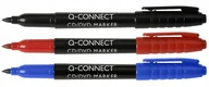 Pudełka i akcesoria na płyty CD - Q-CONNECT Marker do płyt CD/DVD 1mm niebieski - miniaturka - grafika 1