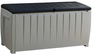 KETER Skrzynia ogrodowa KETER Novel Storage Box 340L Szaro-czarny 210381 - Pojemniki przemysłowe - miniaturka - grafika 3
