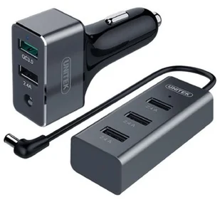 Unitek Unitek Ładowarka samoch 5xUSB QC3.0 dwustrefowa Y-P527 - Zasilacze do urządzeń sieciowych - miniaturka - grafika 5