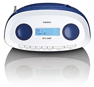 Radia - Lenco SCD-69 Przenośny Boom Box DAB +/FM radio z CD i USB, wejście AUX, MP3 niebieski SCD-69 blue - miniaturka - grafika 1