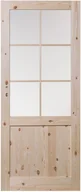 Drzwi wewnętrzne - Kornik Kornik Skrzydło drzwiowe Duo Szpros sosna 80P - miniaturka - grafika 1