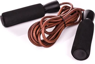 ProFit Skakanka skórzana łożyskowana z obciążnikami 280cm - Skakanki ProFit Skakanka skórzana łożyskowana z obciążnikami 280cm - Skakanki - miniaturka - grafika 1