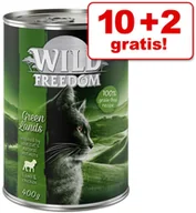 Mokra karma dla kotów - Wild Freedom 10 + 2 gratis!  Adult 12 x 400 g Wide Country Czysty kurczak - miniaturka - grafika 1