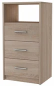 Szafy i szafki dla dzieci - Wysoka komoda sonoma C4-D82 - miniaturka - grafika 1