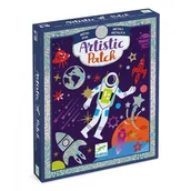 Zabawki interaktywne dla dzieci - Djeco Zestaw Artystyczne Łatki - KOSMOS DJ09462 - miniaturka - grafika 1