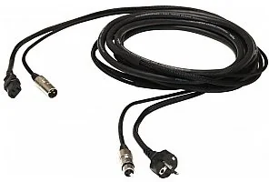 Proel PH100LU10 profesjonalne audio/przewód (6,3 mm XLRF power kombi, blokowanie wtyczka, gniazdo schuko 16 A, 3 X 1,5 MM XLRM, ec3p przyłącze prądu, 10 m) Kolor czarny Proel PH100LU10 - Kable - miniaturka - grafika 2