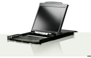 Aten Konsola CL5800N-ATA-AG PS/2-USB VGA Dual Rail 19" wsparcie USB CL5800N-ATA-AG - Adaptery i przejściówki - miniaturka - grafika 2