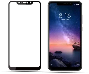 Mocolo Szkło Full Glue do Xiaomi Redmi Note 6 Pro czarne 033736 - Szkła hartowane na telefon - miniaturka - grafika 3