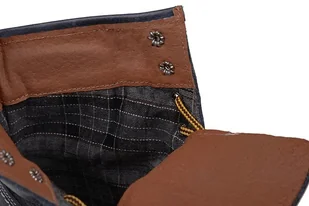 Mustang Trzewiki Trapery 35A062 4853-502-820 Navy Granat nieocieplane 41008 - Botki męskie - miniaturka - grafika 5