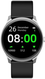 Gino Rossi SW010-13 Czarno-srebrny - Smartwatch - miniaturka - grafika 2