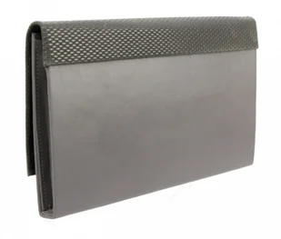 PolskaGalanteria.pl Elegancka Torebka/Kopertówka Torebka Wizytowa PolskaGalanteria WZÓR 2 BL SZARY DŁUGA - Torebki damskie - miniaturka - grafika 3