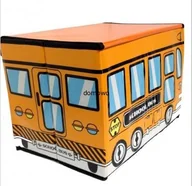 Pojemniki na zabawki - ORGANIZER PUDEŁKO NA ZABAWKI DROBIAZGI AUTO - miniaturka - grafika 1