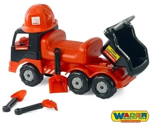 Wader QT MAMMOET Samochód Ciężarówka Jeździk Pchacz Wywrotka z kaskiem + zestaw do piasku 57082 - Jeździki dla dzieci Wader QT MAMMOET Samochód Ciężarówka Jeździk Pchacz Wywrotka z kaskiem + zestaw do piasku 57082 - Jeździki dla dzieci - miniaturka - grafika 14
