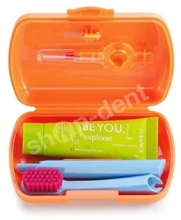 Curaden Zestaw podróżny do higieny jamy ustnej Be You Travel Set - Szczoteczki do zębów Curaden Zestaw podróżny do higieny jamy ustnej Be You Travel Set - Szczoteczki do zębów - miniaturka - grafika 1